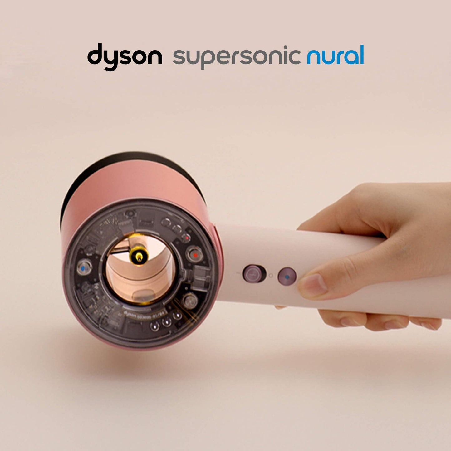 Dyson Supersonic Nural™ Haartrockner Curly+Coily mit Diffusor (Ceramic Pink/Roségold)