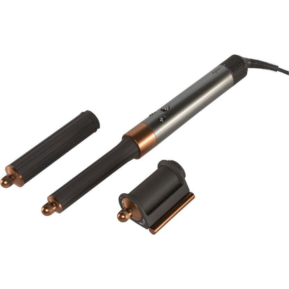 Dyson Airwrap Complete Long Haarstyler – Nickel/Kupfer, 6 Aufsätze, Locken, Warmluftbürste, Föhn für langes Haar
