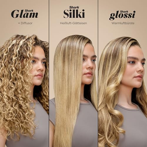 Shark Glam Multistyler für glatte Haare, Wellen und Locken HD6051SEU