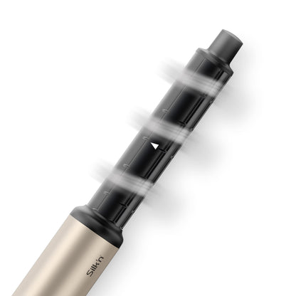 Silk’n Multistyler 8-in-1 – Haartrockner, Bürste &amp; Glätteisen, SilkyAir Flex, 1300W, Gold/Schwarz, inkl. Case