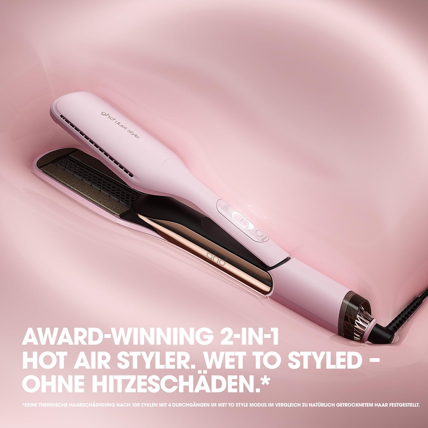 Ghd Duet Style Hot Air Styler Pink Sorbet – nass zu gestylt, frizzfrei, mehr Glanz, alle Haartypen