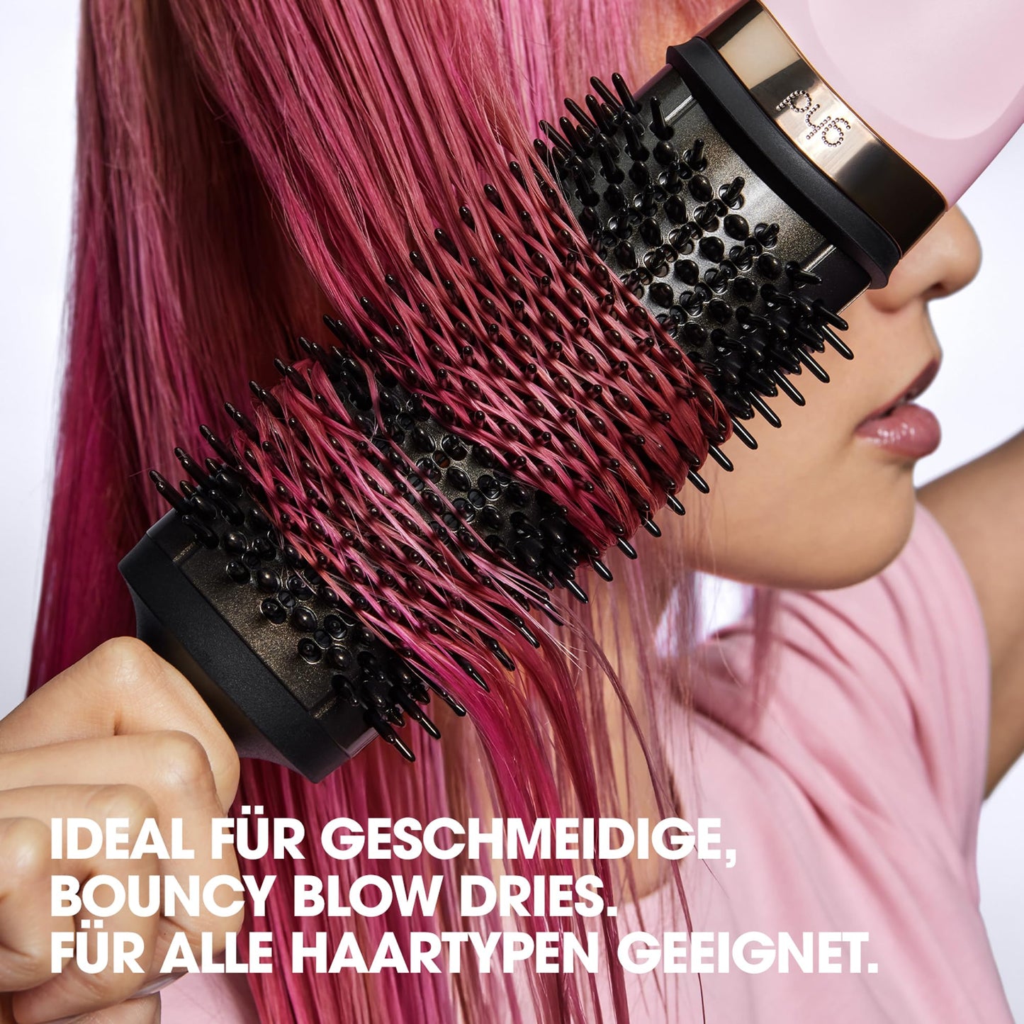 Ghd Duet Blowdry Rundbürstenföhn Pink-Sorbet – nass föhnen, Hitzeschutz, mehr Volumen, 24h Halt, alle Haartypen
