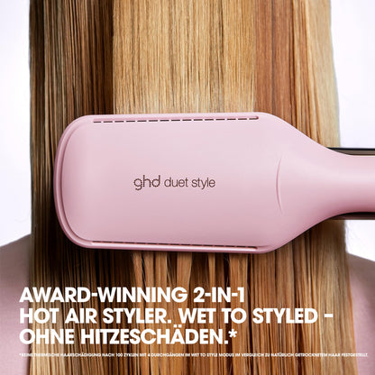 Ghd Duet Style Hot Air Styler Pink Sorbet – nass zu gestylt, frizzfrei, mehr Glanz, alle Haartypen