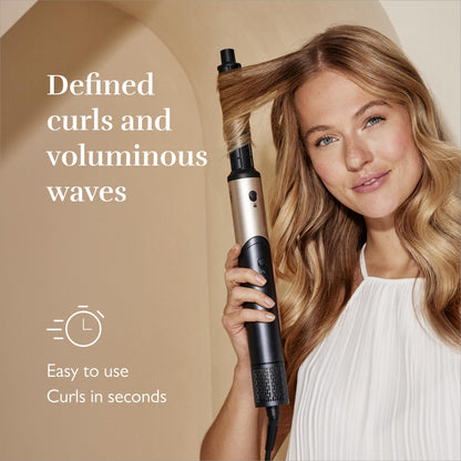 Silk’n Multistyler 8-in-1 – Haartrockner, Bürste &amp; Glätteisen, SilkyAir Flex, 1300W, Gold/Schwarz, inkl. Case