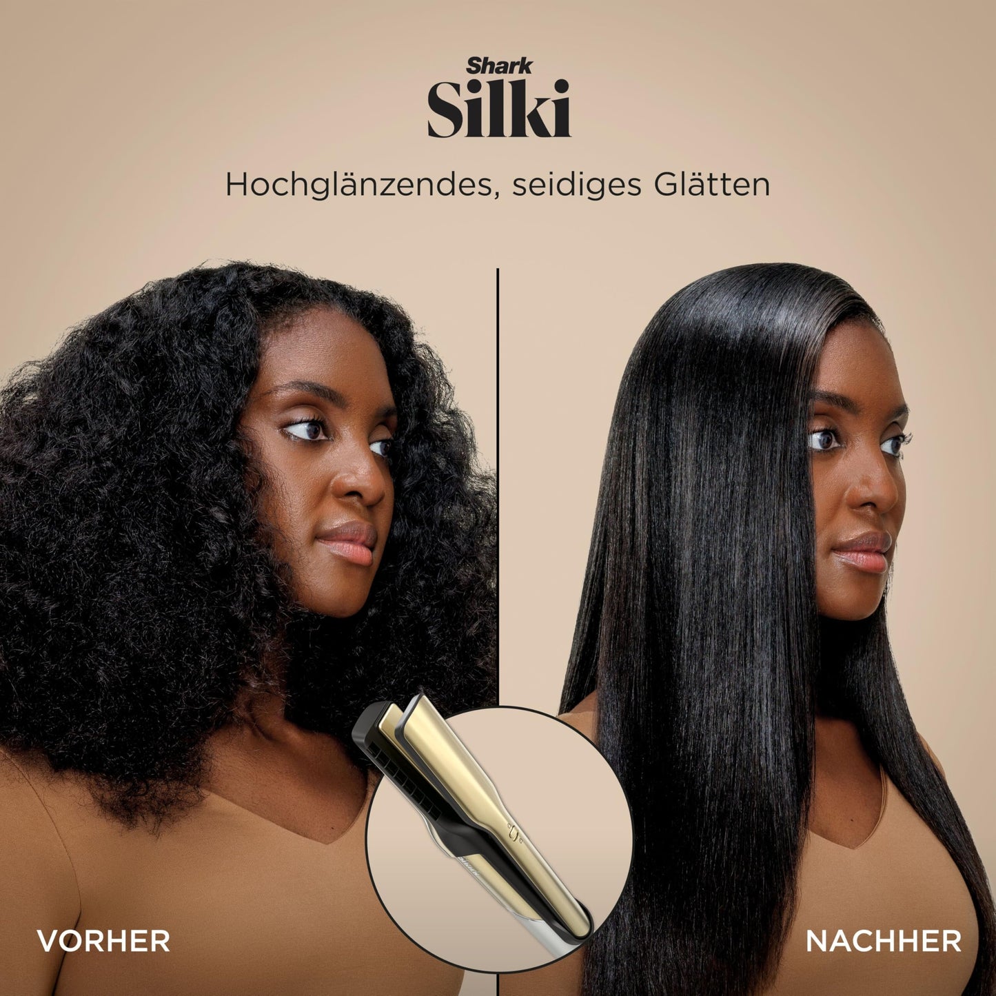 Shark Glam Multistyler für glatte Haare, Wellen und Locken HD6051SEU