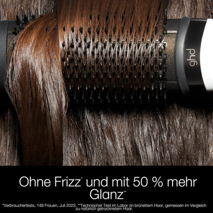 ghd Duet Blowdry Rundbürstenföhn Weiß – nass föhnen, ohne Hitzeschäden, 3x Volumen, 24h Halt, alle Haartypen