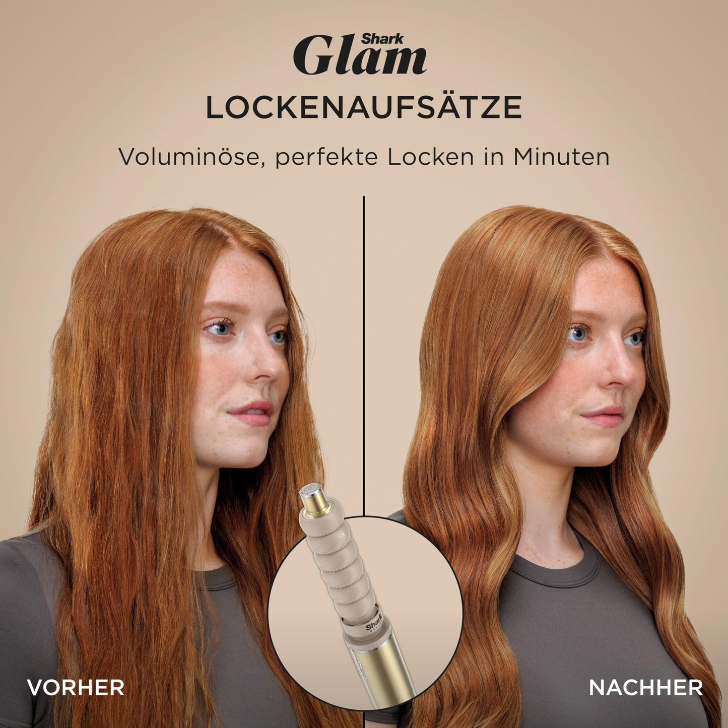 Shark Glam Multistyler für glatte Haare, Wellen und Locken HD6051SEU
