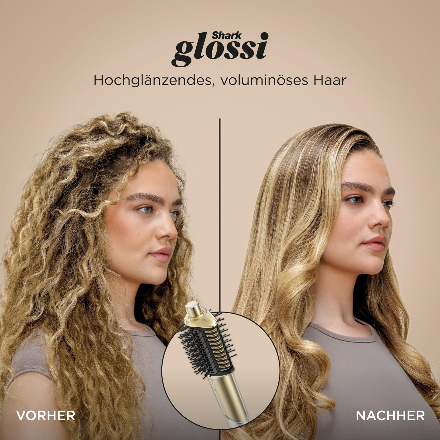 Shark Glam Multistyler für glatte Haare, Wellen und Locken HD6051SEU